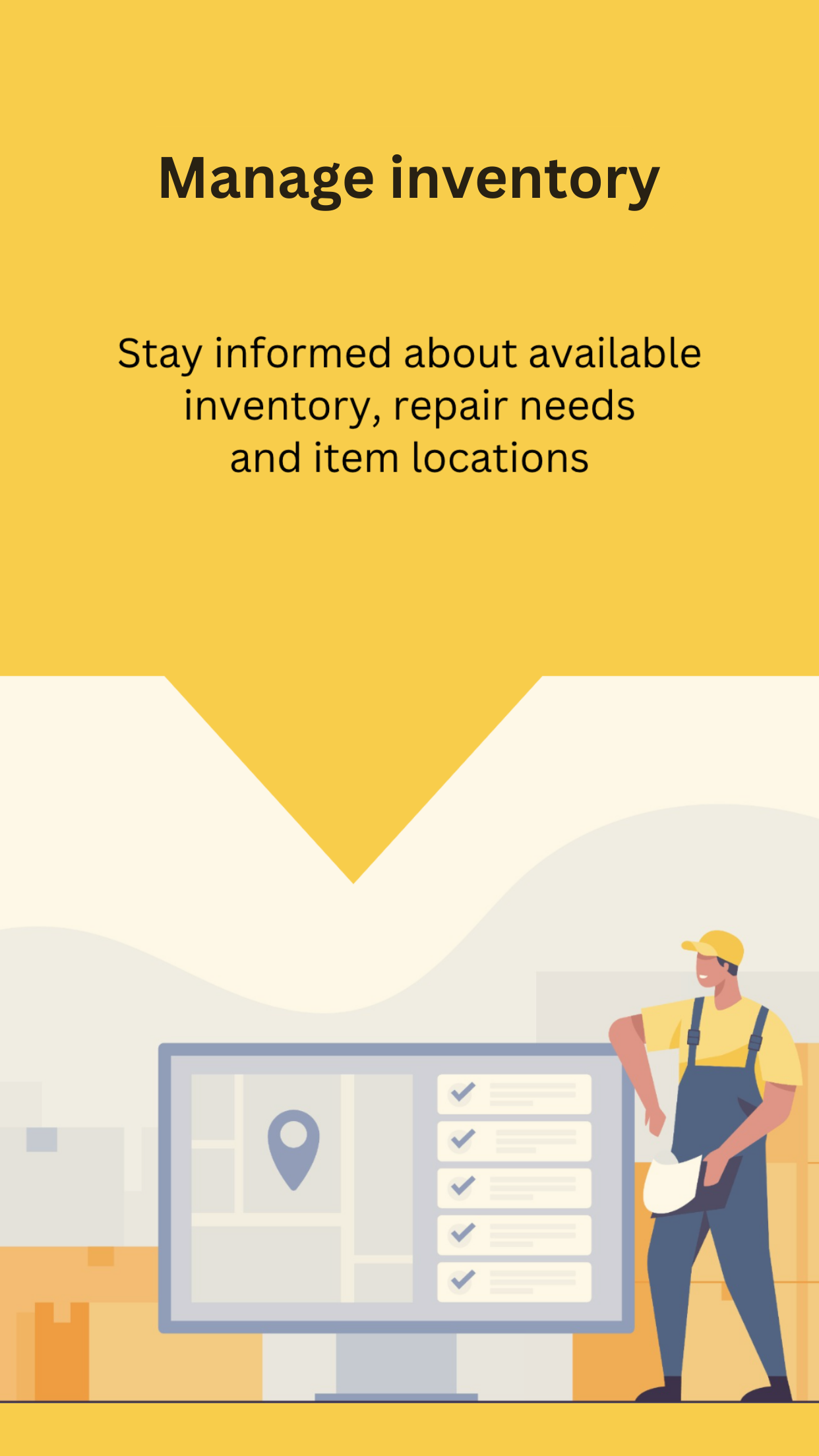 Manage inventory